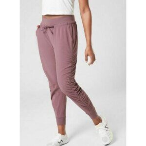 ATHLETA attitude pants in volcanic violet size 16